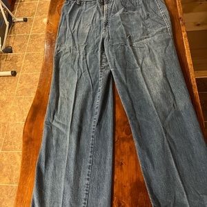 Vintage Touché Jeans with Floral Embellishments